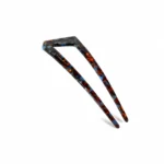Two-Prong Acetate Hair Fork 14cm | Six Colourways OEM - 15