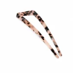 Two-Prong Acetate Hair Fork 14cm | Six Colourways OEM - 17