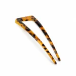 Two-Prong Acetate Hair Fork 14cm | Six Colourways OEM - 18