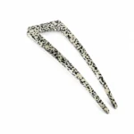 Two-Prong Acetate Hair Fork 14cm | Six Colourways OEM - 19