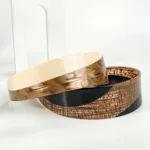 Two-Tone Acetate Headband 3.8cm | Colour-Block Laminated Sheet - 4