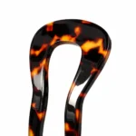 Wavy-Prong Hair Fork 11cm | Tortoiseshell & Leopard Acetate - 7