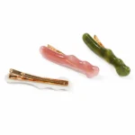 Wavy Acetate Snap Clip 6.8cm | Nine Colourways OEM - 4
