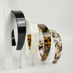 Wide Tortoiseshell Headband with Teeth 3.5cm | Four Colourways, 38g - 4