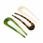 Wide U-Shape Hair Fork 13.5cm | For Thick Hair, Three Colourways - 3
