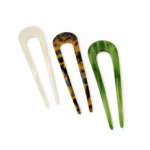 Wide U-Shape Hair Fork 13.5cm | For Thick Hair, Three Colourways - 7