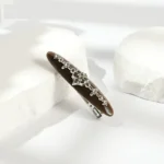 Willow-Leaf Crystal Barrette 7.5cm | Six Acetate Colourways - 26