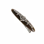 Willow-Leaf Crystal Barrette 7.5cm | Six Acetate Colourways - 7