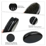 Wooden Beard Brush | 100% Boar Bristle, Two Sizes OEM - 10