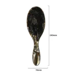 Amber Acetate Smoothing Brush 24cm | Boar & Nylon Bristle Mix OEM - 3