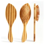 Bamboo Oval Cushion Brush 22cm | Ball-Tip Wooden Pins - 11