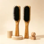 Bamboo Paddle Brush 22cm | Boar & Nylon Bristle Mix - 3