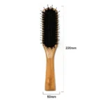 Bamboo Paddle Brush 22cm | Boar & Nylon Bristle Mix - 5