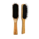 Bamboo Paddle Brush 22cm | Boar & Nylon Bristle Mix - 6