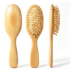 Beechwood Oval Cushion Brush 22.5cm | Ball-Tip Wooden Pins - 3