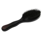 Black Wooden Oval Brush 24.5cm | Steel Pin or Boar & Nylon - 2