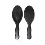 Black Wooden Oval Brush 24.5cm | Steel Pin or Boar & Nylon - 6