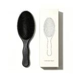 Black Wooden Oval Brush 24.5cm | Steel Pin or Boar & Nylon - 13