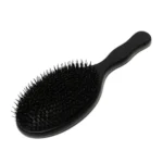 Black Wooden Oval Brush 24.5cm | Steel Pin or Boar & Nylon - 21