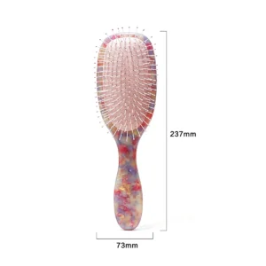 Confetti Acetate Detangling Brush 23.7cm | Ball-Tip Nylon Pins — product detail