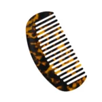 Curved Tortoiseshell Comb 12cm | Rounded Back, Wide Tooth - 8