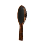 Flamed Tortoiseshell Cushion Brush 21cm | Boar & Nylon Mix OEM - 8