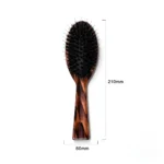 Flamed Tortoiseshell Cushion Brush 21cm | Boar & Nylon Mix OEM - 19