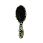 Green Marble Acetate Cushion Brush 22cm | Boar & Nylon Bristle Mix - 1