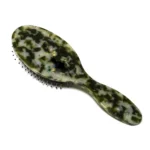 Green Marble Acetate Cushion Brush 22cm | Boar & Nylon Bristle Mix - 4