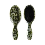 Green Marble Acetate Cushion Brush 22cm | Boar & Nylon Bristle Mix - 5