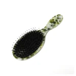 Green Marble Acetate Cushion Brush 22cm | Boar & Nylon Bristle Mix - 16