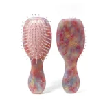 Mini Confetti Acetate Brush 14cm | Travel Size, Ball-Tip Nylon Pins - 4