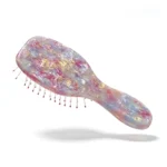 Mini Confetti Acetate Brush 14cm | Travel Size, Ball-Tip Nylon Pins - 7
