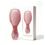 Mini Confetti Acetate Brush 14cm | Travel Size, Ball-Tip Nylon Pins - 8