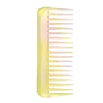 Translucent Wide Tooth Comb 16cm | Lemon & Blush Acetate - 1