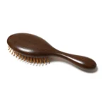 Walnut Oval Cushion Brush 20.5cm | Ball-Tip Wooden Pins - 7