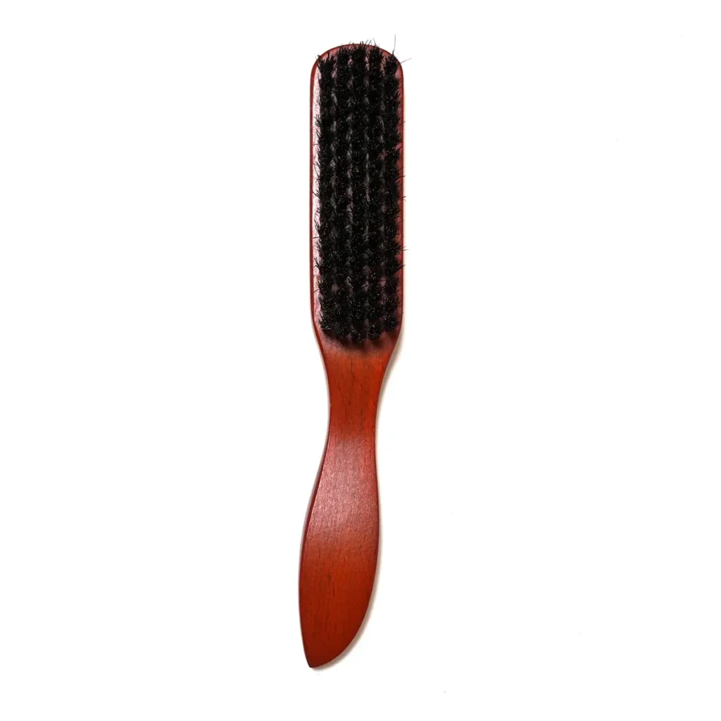 Wooden Fade Beard Brush 21cm | Three Rows of Boar Bristle