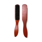 Wooden Fade Beard Brush 21cm | Three Rows of Boar Bristle - 8